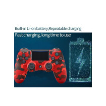 ZAQ DUALSHOCK 4 Wireless Controller for PlayStation 4 with Bluetooth Joystick Gaming Remote Control Camo Red 