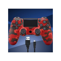 ZAQ DUALSHOCK 4 Wireless Controller for PlayStation 4 with Bluetooth Joystick Gaming Remote Control Camo Red 