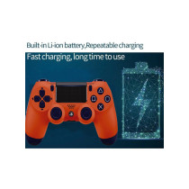 ZAQ DUALSHOCK 4 Wireless Controller for PlayStation 4 with Bluetooth Joystick Gaming Remote Control Orange 