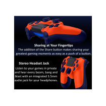 ZAQ DUALSHOCK 4 Wireless Controller for PlayStation 4 with Bluetooth Joystick Gaming Remote Control Orange 