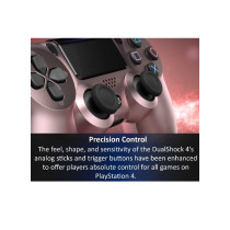ZAQ DUALSHOCK 4 Wireless Controller For PlayStation 4 with Bluetooth Joystick Gaming Remote Control Rose Gold 