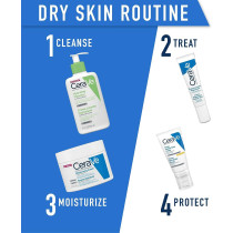 CeraVe Hydrating Cleanser Face and Body Wash for Normal to Dry skin with Hyaluronic Acid and Ceramides 8Oz, 236 ML 