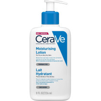 CeraVe Moisturizing Lotion 24H Body and Face Moisturizer for Normal to Dry Skin with Hyaluronic Acid and Ceramides 8Oz, 236 ML