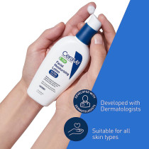 Cerave Pm Facial Moisturizing Lotion, Multiplied With Derma Roller, 3 Fl Oz