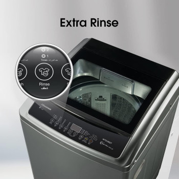 Hisense Top Loading Washing Machine, Free Standing, 8 KG, WTJA802T Full Automatic