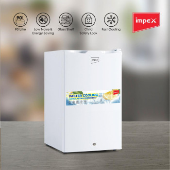 Impex Single Door Direct Cool Refrigerator IMRF 140 White