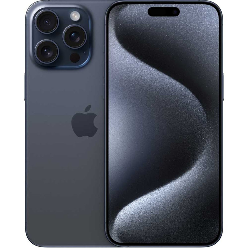 Apple iPhone 15 Pro Max 5G Blue Titanium 256 GB, 6.7 inch Display, UAE TRA Version