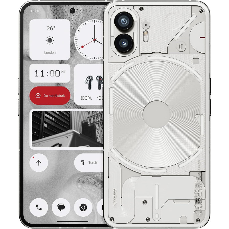 Nothing Phone 2 256GB, 12GB Ram 5G White, Middle East Version