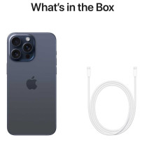 Apple iPhone 15 Pro Max 5G Blue Titanium 512 GB, 6.7 inch Display, UAE TRA Version