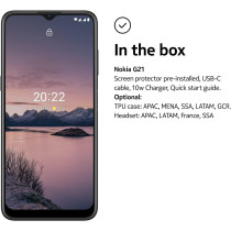 Nokia G21 Dual Sim Dusk 6GB RAM 128GB 4G- Dusk Grey, Global Version