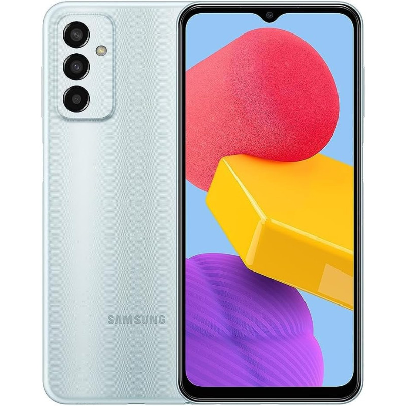 Samsung Galaxy M13 Dual SIM Smartphone Light Blue 4GB RAM 64 GB 4G LTE - Middle East Version
