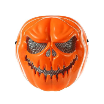 Brain Giggles Cosplay Horror Accessories Mask Creepy Mask for Costume Party Scary Mask - Pumpkin Mask