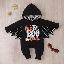 Brain Giggles Newborn Baby Boy Cosplay Clothes Infant Bat Design Long Sleeve Costume Hoodie Romper Jumpsuits Outfit 9-12 months