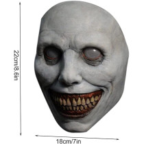 Brain Giggles Cosplay Horror Accessories Mask Creepy Mask for Costume Party Scary Mask - Clown Mask Wig