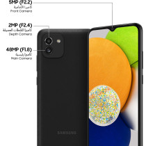 Samsung Galaxy A03 Dual SIM Black 4GB RAM 64 GB LTE - Middle East Version