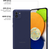 Samsung Galaxy A03 Dual SIM Blue 4GB RAM 64 GB LTE - Middle East Version