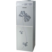 SONASHI Water Dispenser Hot & Cold With Refrigerator Cabinet, Grey (SWD-44)