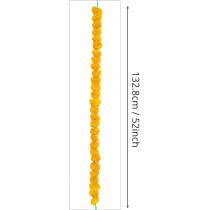 Tied Ribbons Artificial Marigold Flowers Garland Strings (Pack Of 10) Flowers Garland For Decor Pooja Room Door Indian Wedding Party House Warming