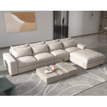 Italian L Shape Corner Modular Sectional Modern Sofa Set Living Room Furniture Chaise Couch