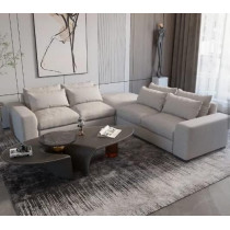 Italian L Shape Corner Modular Sectional Modern Sofa Set Living Room Furniture Chaise Couch