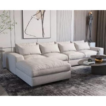 Italian L Shape Corner Modular Sectional Modern Sofa Set Living Room Furniture Chaise Couch
