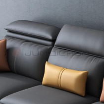 Furniture Factory Living Room Sofas Bed Set Fabric Couch Lounge U Shape Sectional Sofa 5 Seater Sofa (Dark Grey)