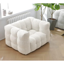 Modern Linen Velvet Fabric Upholstery Living Room Sofa Set Comfortable Tufted Modular Furniture Sofa 3+2+1 Seater (Grey