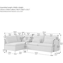 Orange Fabric Furniture Sofa Set New L-Shaped Living Room Sofas For Loft