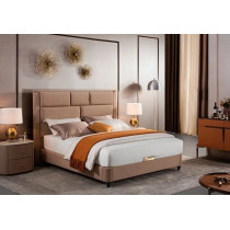 Nordic Furniture Upholstery Designer Beds Italian Velvet Bed King Size 180 x 200Cm (Without Mattress)
