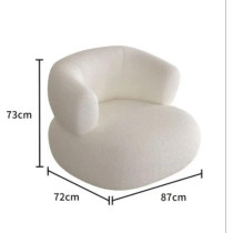 Nordic Polyester Cashmere Velvet Sofa Bed Fabric Living Room Sofa 3+2+1 Full Set