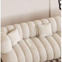 Living Room Custom Velvet Furniture Sectional Boucle Sofa Couch Recliner Modern Lounge Suite Modular Set Sofa 3+1 Seater