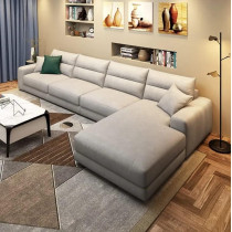 Waterproof Hi-Tech Fabric L Shaped Sofa Set Sectional Sofa For Simple Living Room Luxury Corner Sofa Set Furniture