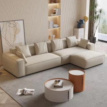 Luxury Modern Design Home Furniture Sofa L Shape Sofa Velvet Sofa Set Furniture