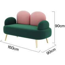 Fashion Cute Cactus Furniture Decoration Sofa Designs Modern Living Room Sofa Set 3+2+1 (Green)