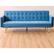 Light Luxury Fabric Sofa Bed Sectional Furniture (Blue)
