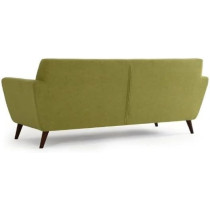 Modern Upholstered Fabric Home + Office Sofa Modern Lounge Spot Contemporary Style Couch Cherry-Stained Wood Legs 3+2+1 Seater