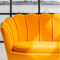 Jl Velvet Sofa Set Modern Velvet Upholstered Sofa Arm Chair Living Room Home Furniture (Three-Seat 180Cm)