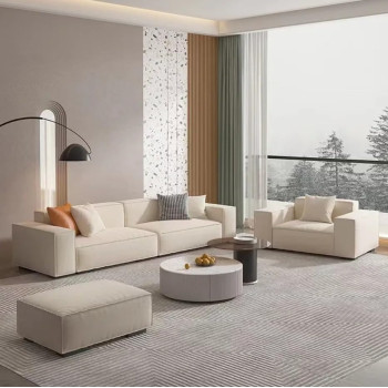 Luxury Sofas Living Room Furniture Lounge Sofa 4+2 Seater With Ottoman