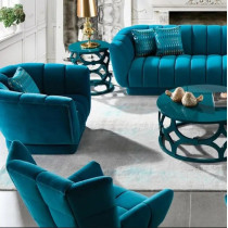 Modern Luxury Lining Couch Living Room Lounge Furniture Sofa Set