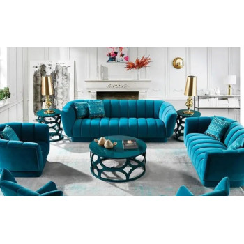 Modern Luxury Lining Couch Living Room Lounge Furniture Sofa Set