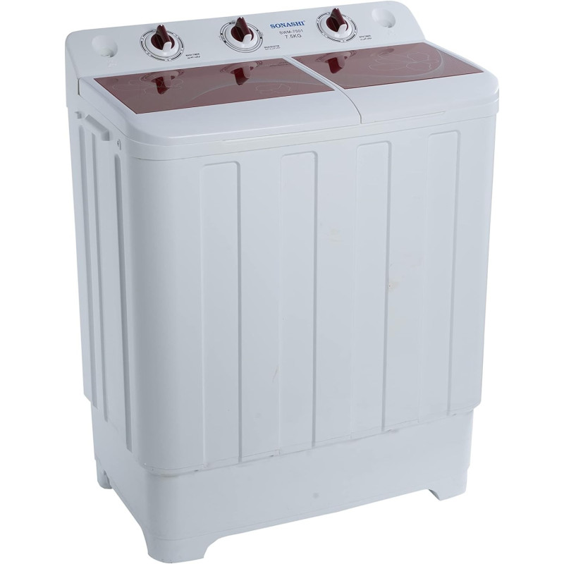 SONASHI 7.0 Kgs Top Loading Semi-Automatic Washing Machine, White (SWM-7501)