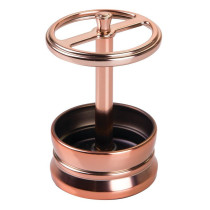 Idesign Sutton Toothbrush Holder Stand For Bathroom Vanity Or Countertop, Rose Gold