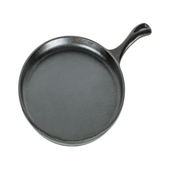 Lodge 26.7 Cm / 10.5 Inch Cast Iron Griddle Pre-Seasoned Round Cast Iron Pan Perfect For Pancakes, Pizzas, And Quesadillas, Black