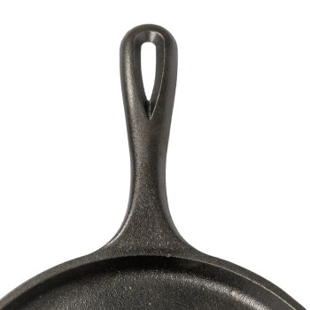 Lodge 26.7 Cm / 10.5 Inch Cast Iron Griddle Pre-Seasoned Round Cast Iron Pan Perfect For Pancakes, Pizzas, And Quesadillas, Black