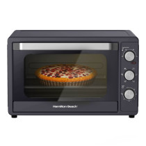 Hamilton Beach 55L 2200W Convection Toaster Oven With Rotisserie Grill, Double Walled Glass, Oyster Grey Color, 6 Accessories, 6 Functions, Max 230 Degree Temp and 60 Mins Timer, 2 Years Warranty, CTGL55-ME