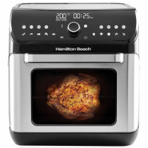 Hamilton Beach 12L Digital Air Fryer Oven, 16 Cooking Modes And 7 Accessories To Airfry, Bake, Roast, Rotisserie Grill, Toast, Dehydrate, Defrost, Reheat, Keep Warm, 2 Years Limited Warranty, Af1212-Me