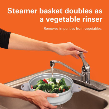 Hamilton Beach 1.5L Rice Cooker & Steamer, 16 Cups Cooked (8 Cups Uncooked) Rice Capacity, Removable Easy To Clean Non-Stick Pot, One-Touch Healthy Cooked Meals, 500W, 2 Year Warranty, Black, 37517-Me