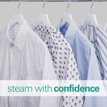 Hamilton Beach Steam Iron 2200W, Vertical Steam, 23G/Min Steam Flow, Steam Shot, Water Spray, Dry And 3 Steam Settings, Non-Stick Soleplate, 300Ml Tank, Anti-Drip, Anti-Calc, Self Clean, 2 Yrs Warranty