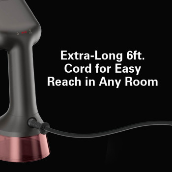 Hamilton Beach Professional Handheld Garment Steamer With Fabric Brush, Upto 1740W And 28G/Min Powerful Steam Flow, 2 Steam Modes, 300Ml Capacity, Ergonomic Handle, 6Ft Cord, 2 Years Warranty, 11590-Me