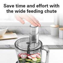 Hamilton Beach Food Processor 1000W, 3.5L Bowl And 11 Attachments - Blender, Citrus Juicer, Grinder Mill, Chopper And More To Knead Dough, Emulsify, French Fry Slice And Grate, 2 Years Warranty, Fp1012-Me